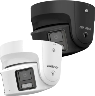Hikvision ColorVu panoramakamera med dubbla objektiv